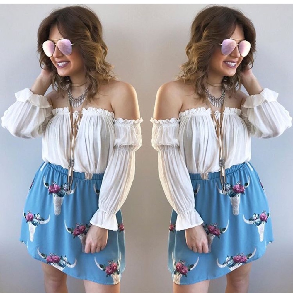 ONE DAY SALE - Off the shoulder top
